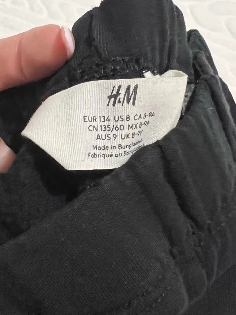 💗 H&M - Girls Classic Black Leggings